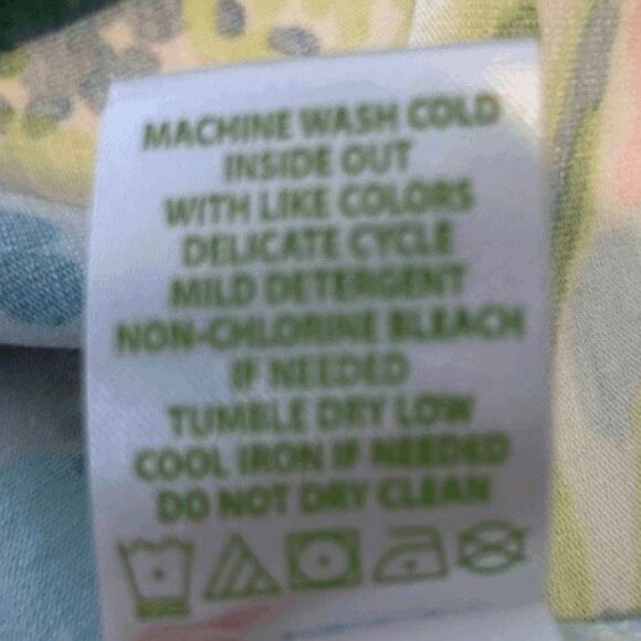 Lilly Pulitzer Michele Blue Vibrant Sky Heaven Tee V-Neck Tropical Floral Print - Picture 6 of 7